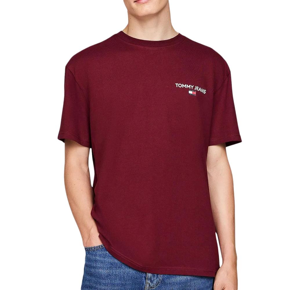 Tommy Hilfiger T-shirt Bordeaux Homme Tommy Hilfiger Pri