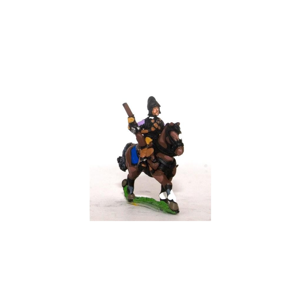 ECW: Heavy Cavalry in Burgonet, holding Carbine