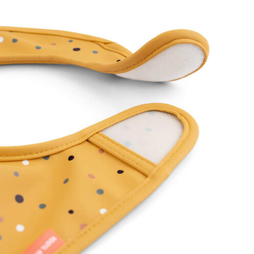 Lot de 2 Bavoirs Velcro RAFFI Moutarde - DONE BY DEER