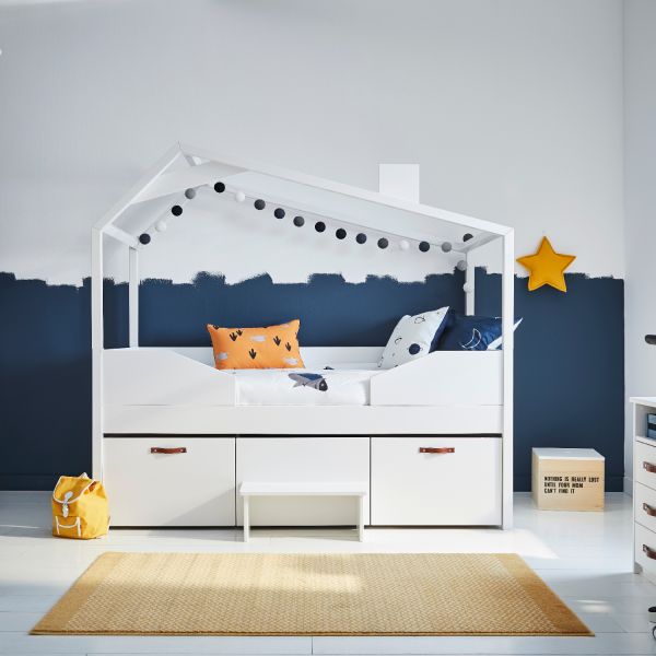 Cool Kids Kajuitbed Met Hutconstructie Wit 90 x 200 cm
