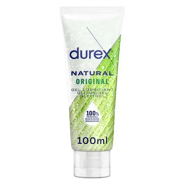 Gel Lubrificante Durex 100% de Origem Natural - Fórmula Original - 100ml