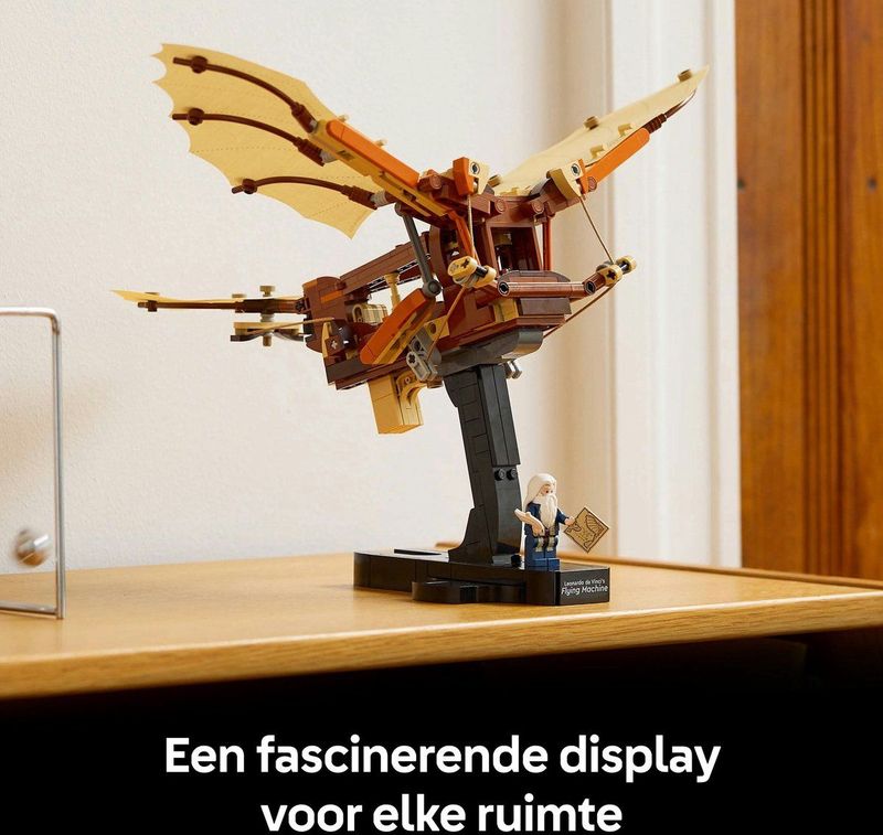 Lego - Icons Leonardo da Vinci Vliegmachine - Bouwset - Multicolor - Plastic