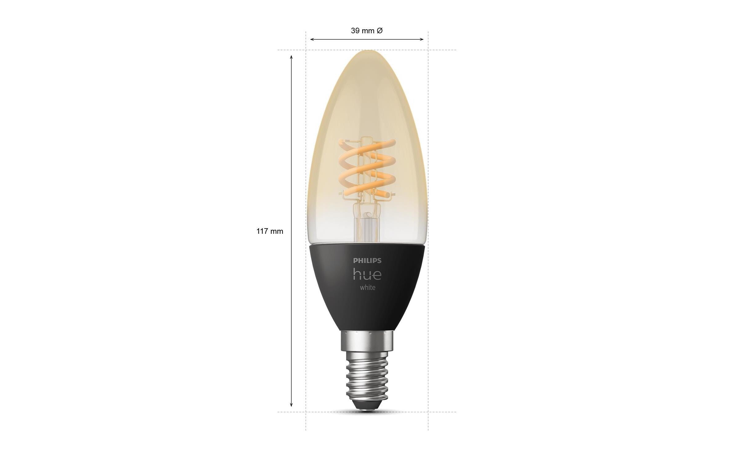 Philips Hue Spezialleuchtmittel »White, 44685« E14 Warmweiss