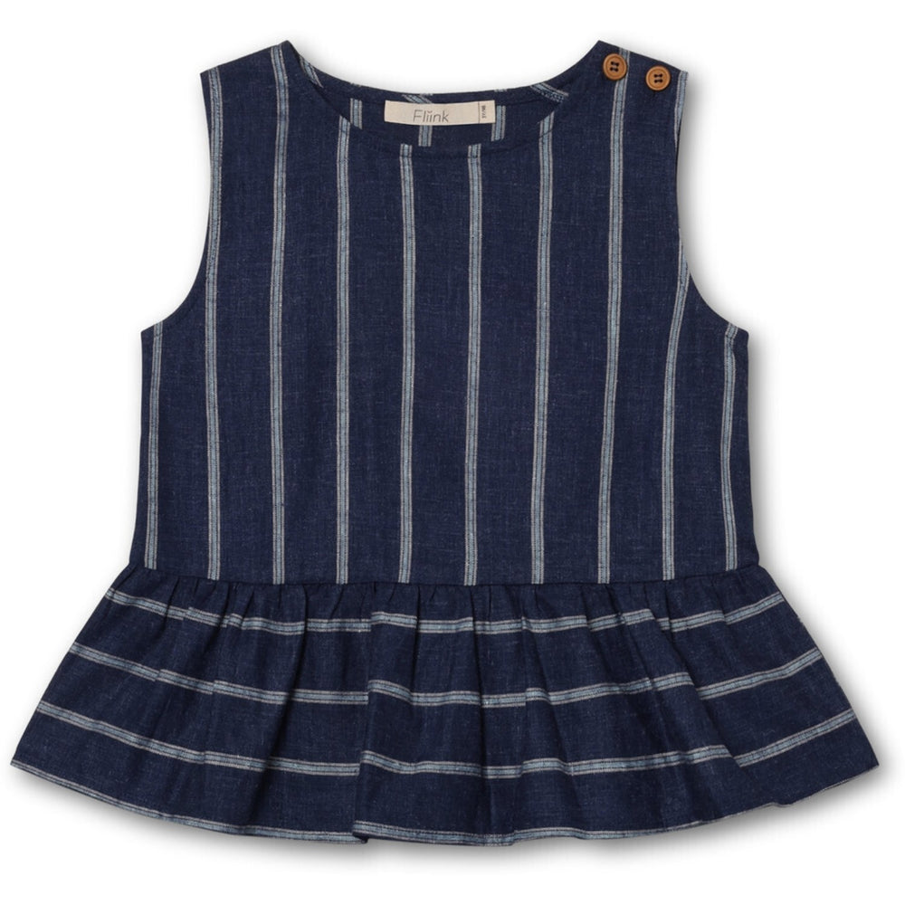 Køb Fliink Insignia Blue / Sandshell Vira Top