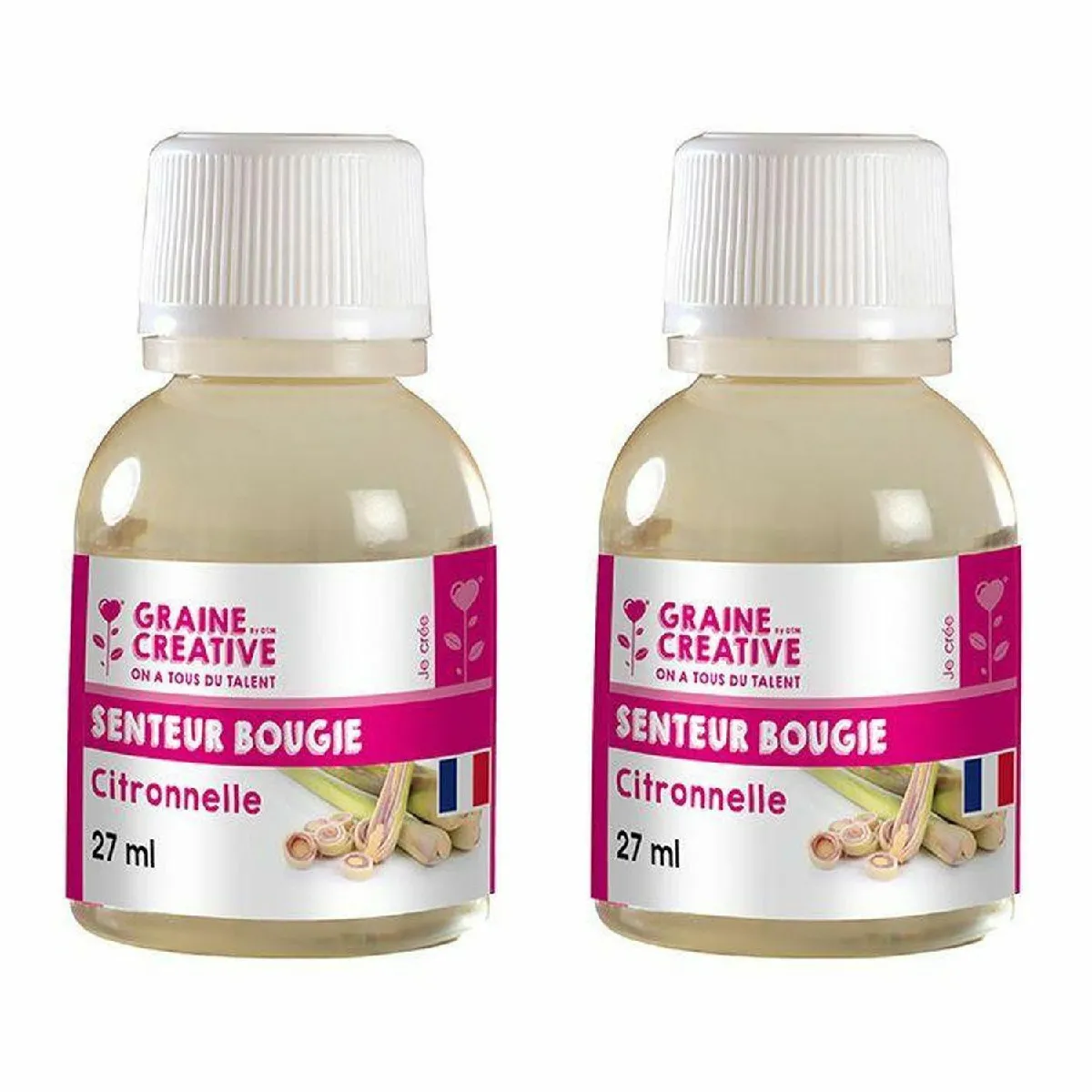 Graines Créatives Parfum Bougie Citronnelle