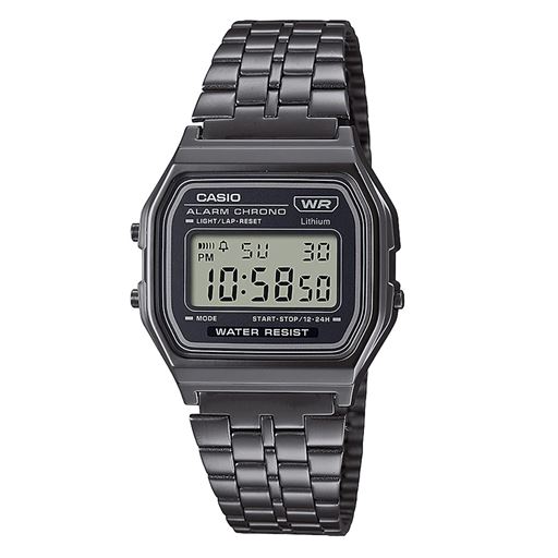 Casio Vintage  A158WETB-1AEF Digitalur, Black, 34 mm
