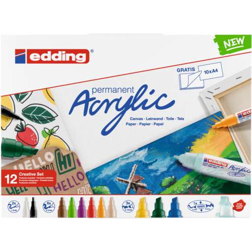 edding® permanent Acrylic-Sets