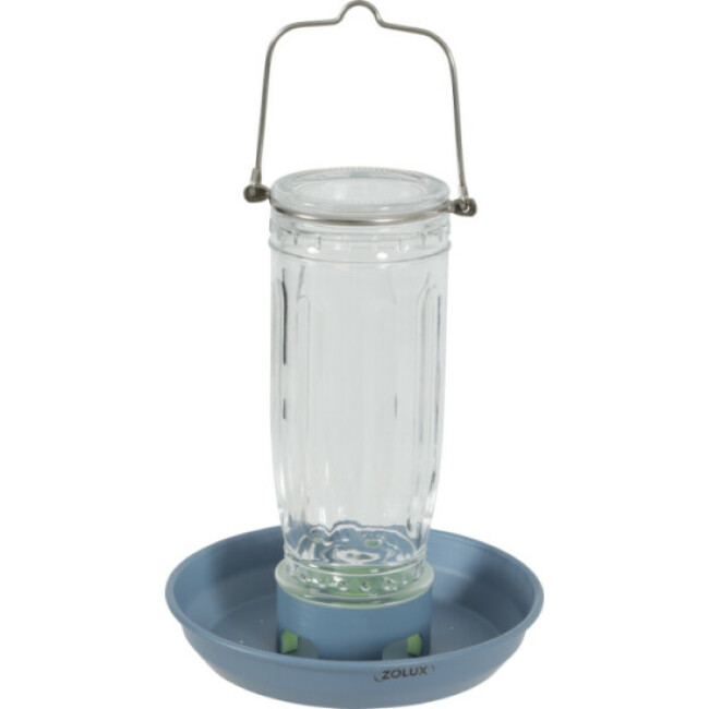 Mangeoire en verre pour oiseaux de la nature Zolux