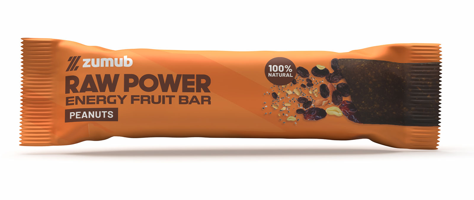 Barra de Energia de Frutas Zumub Raw Power 30g Café