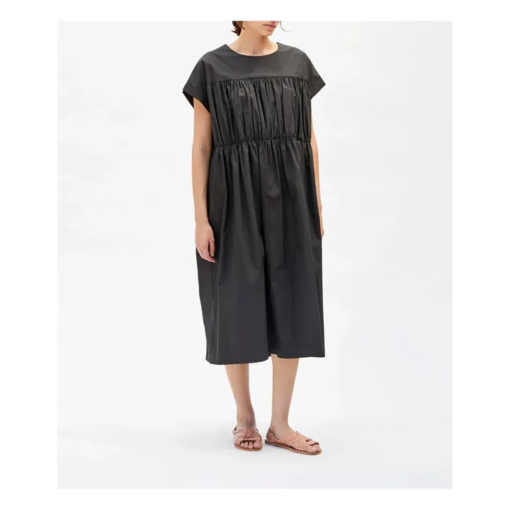 Black Crane Robe Curtain | Gris charbon