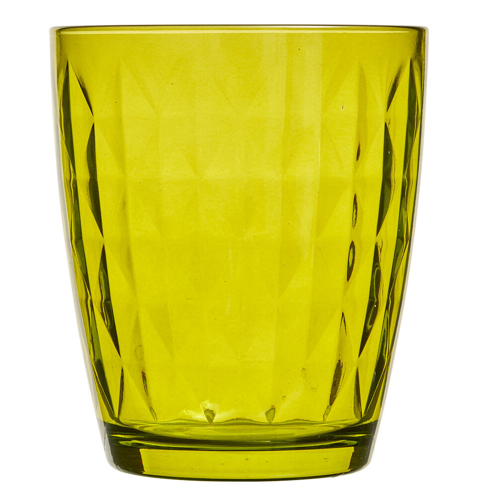 Verre gobelet coloré uni x 4