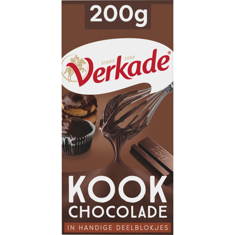 Verkade Kookchocolade 74% cacao