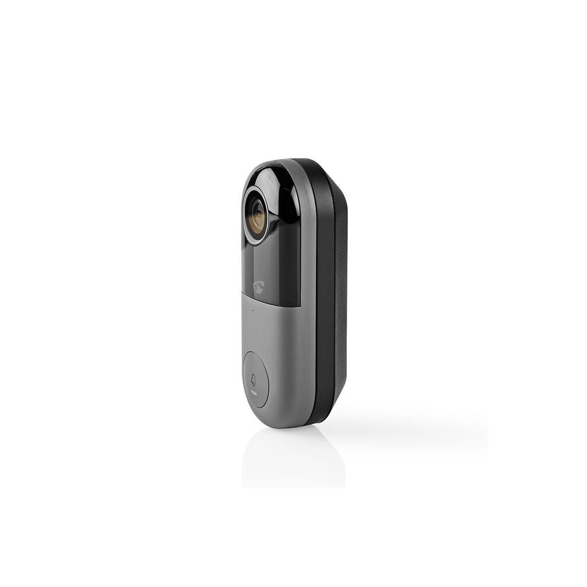 Nedis SmartLife Video Dør Telefon | Wi-Fi | Omformer | Full HD 1080p | Cloud Storage (valgfritt) / microSD (ikke inkludert) | IP54 | Med bevegelses sensor | Nattsyn | Grå / Sort