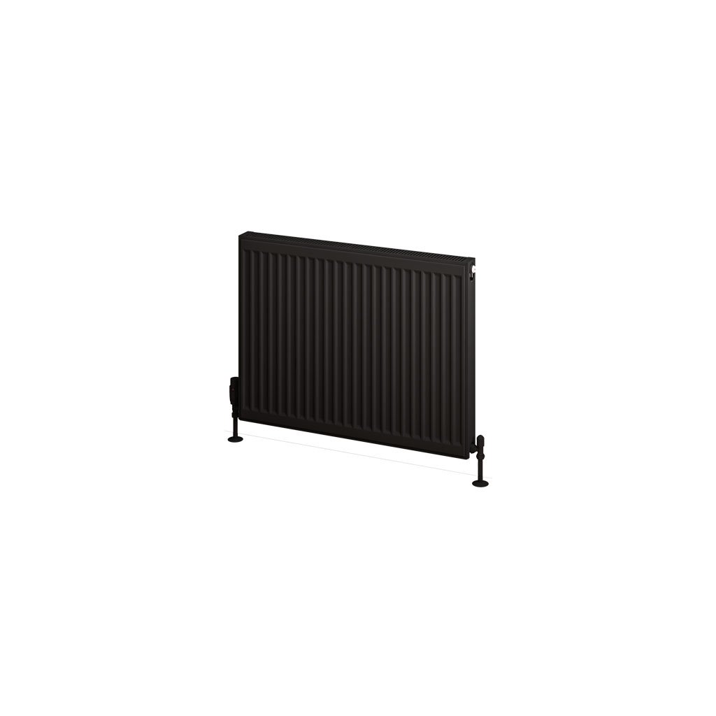Eastbrook Type 11 paneelradiator 80x60cm 935W zwart mat