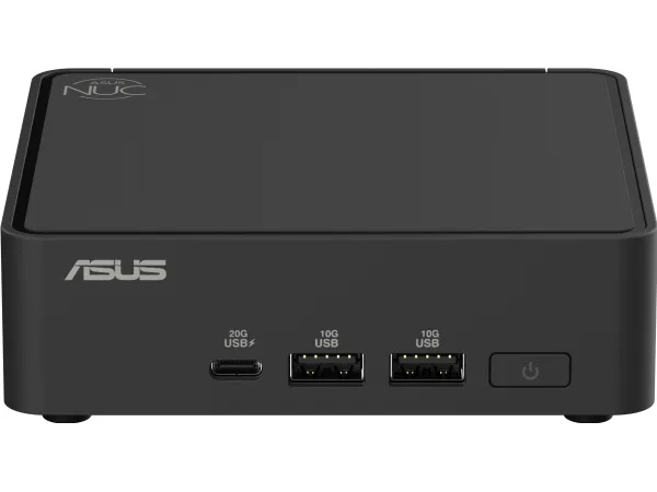 ASUS NUC 15 Pro Slim Kit RNUC15CRKU500002 - Barebone - mini PC 1 x Core 5 225H / op til 4.9 GHz - RAM 0 GB - Arc Graphics 130T - IEEE 802.11ax (Wi-Fi 6), IEEE 802.11be (Wi-Fi 7), Bluetooth 5.4 - sort