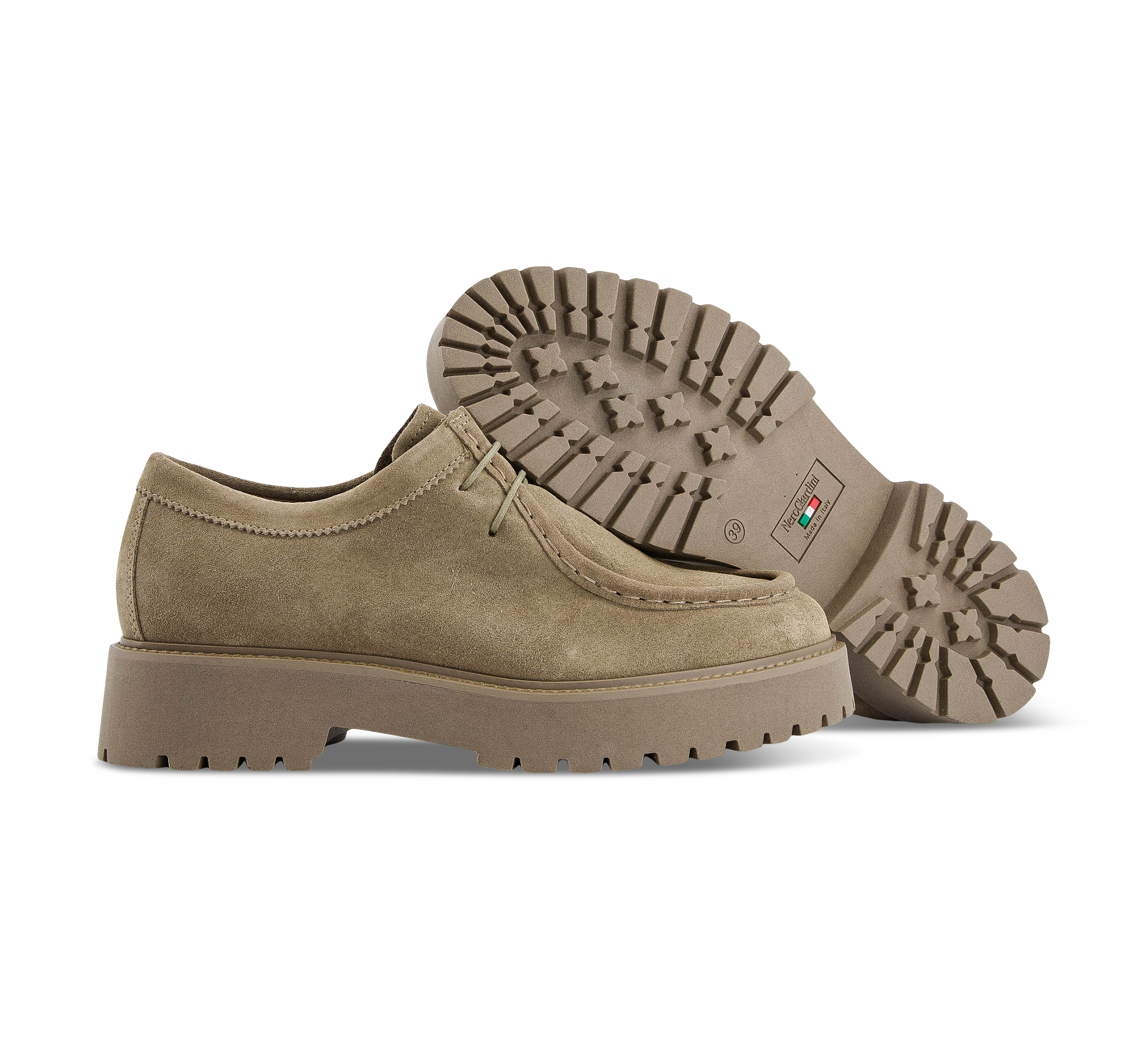 Nero Giardini Schnürschuhe beige/taupegrau