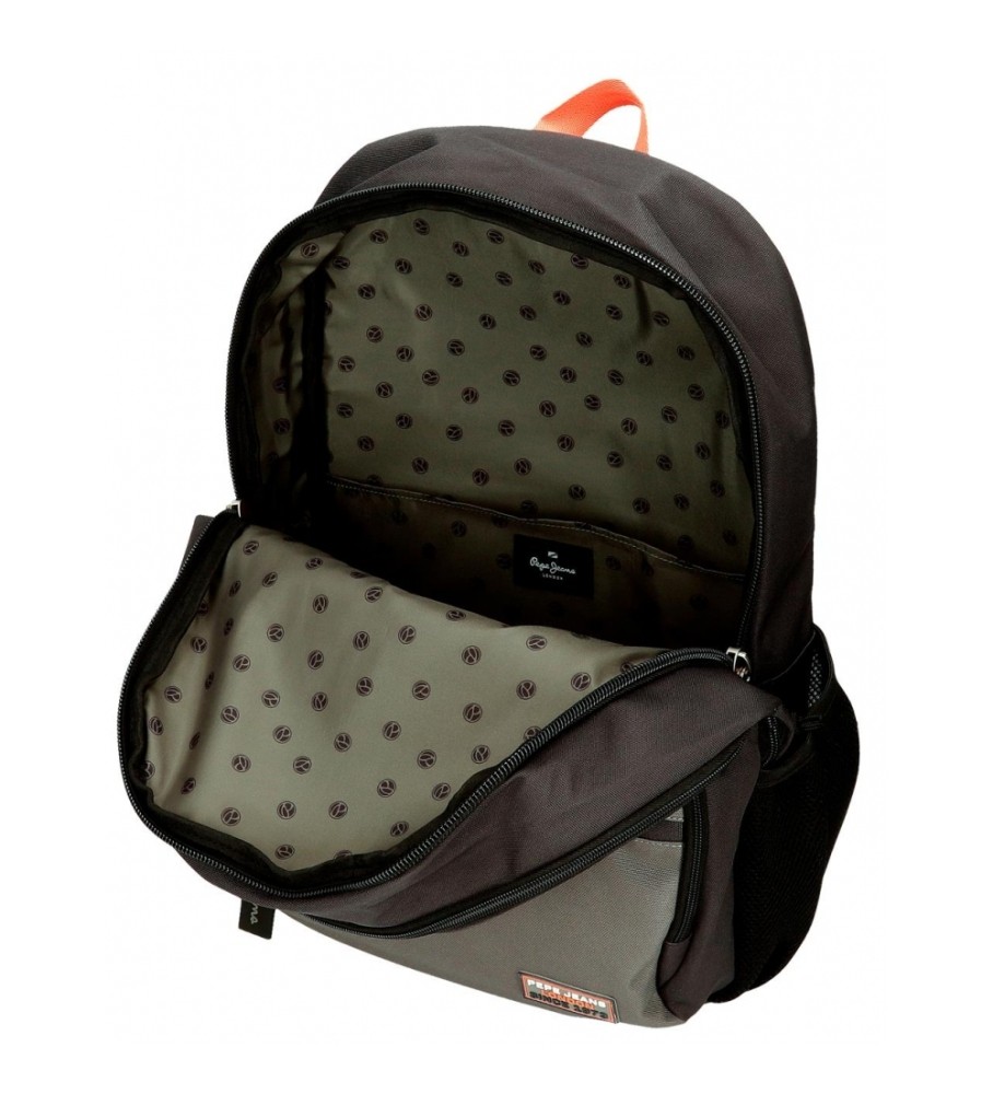 Pepe Jeans Mochila Pepe Jeans Cody 46cm dos compartimentos negro
