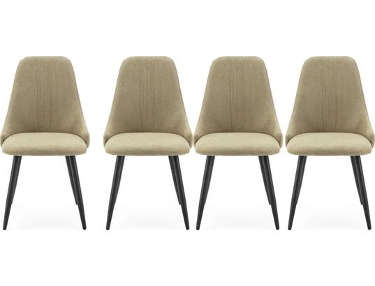 CONCEPT1 - Chaise Lot de 4 C. Mani vert