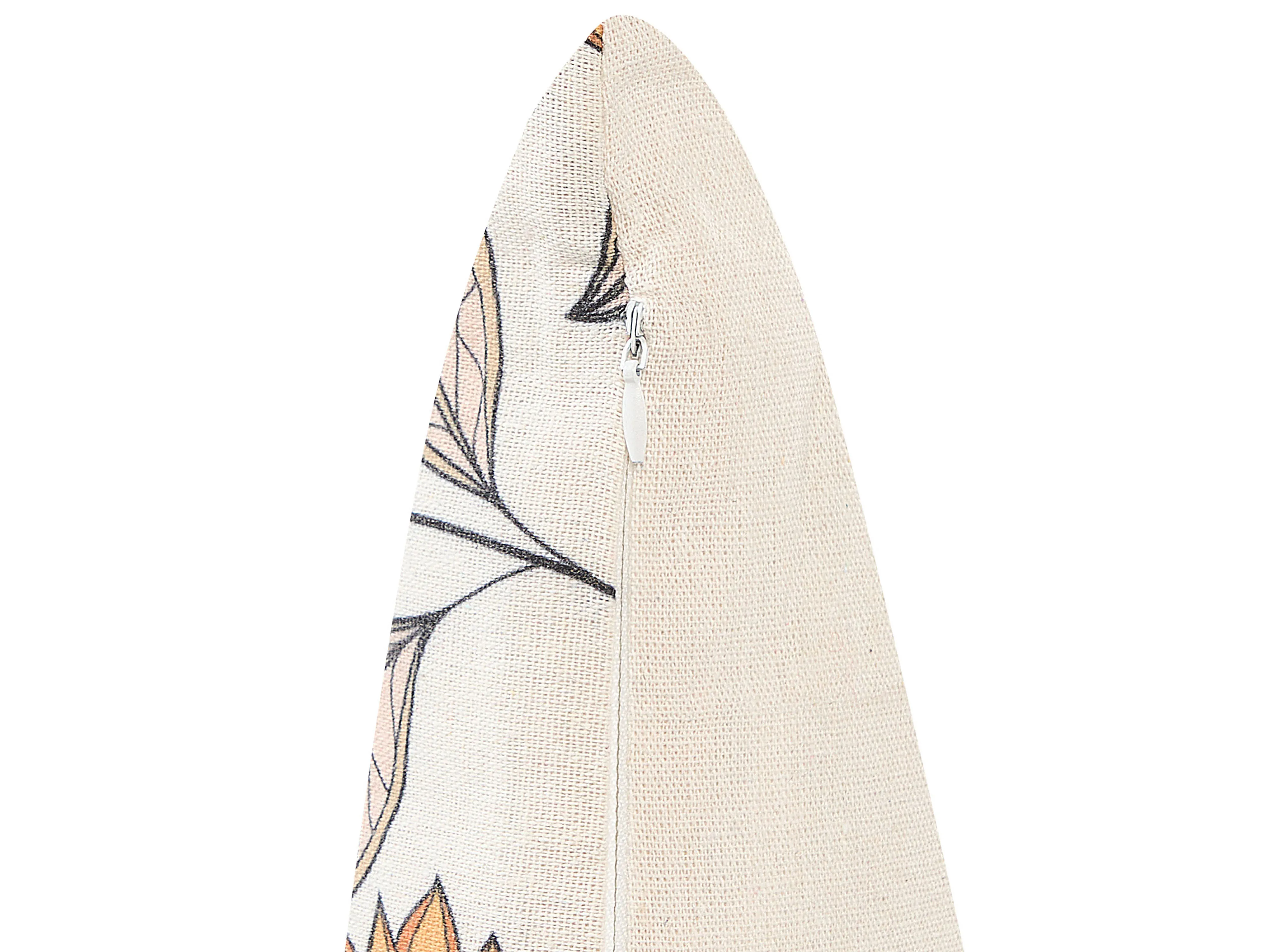 Set van 2 sierkussens TUBEROSE 45 x 45 cm Meerkleurig bloempatroon