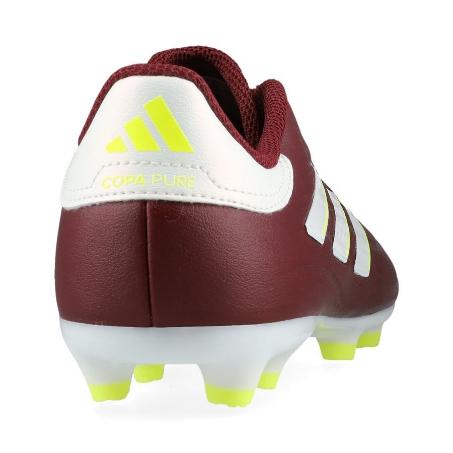adidas Copa Pure 2 League FG Energy Citrus - Shadow Red/Blanc/Jaune Enfant