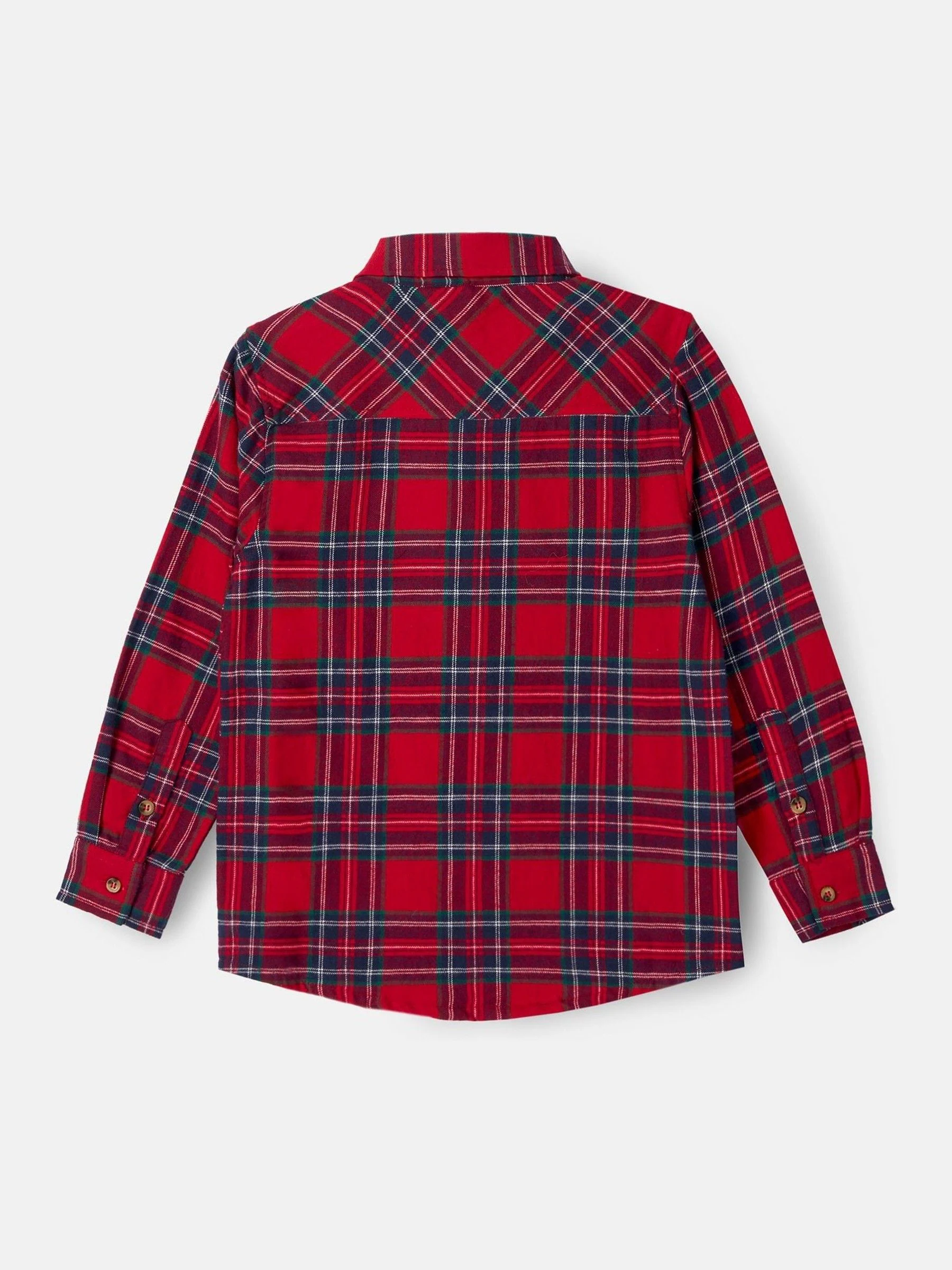 Rood - Angel & Rocket Camden Brushed Shirt With Bow Tie