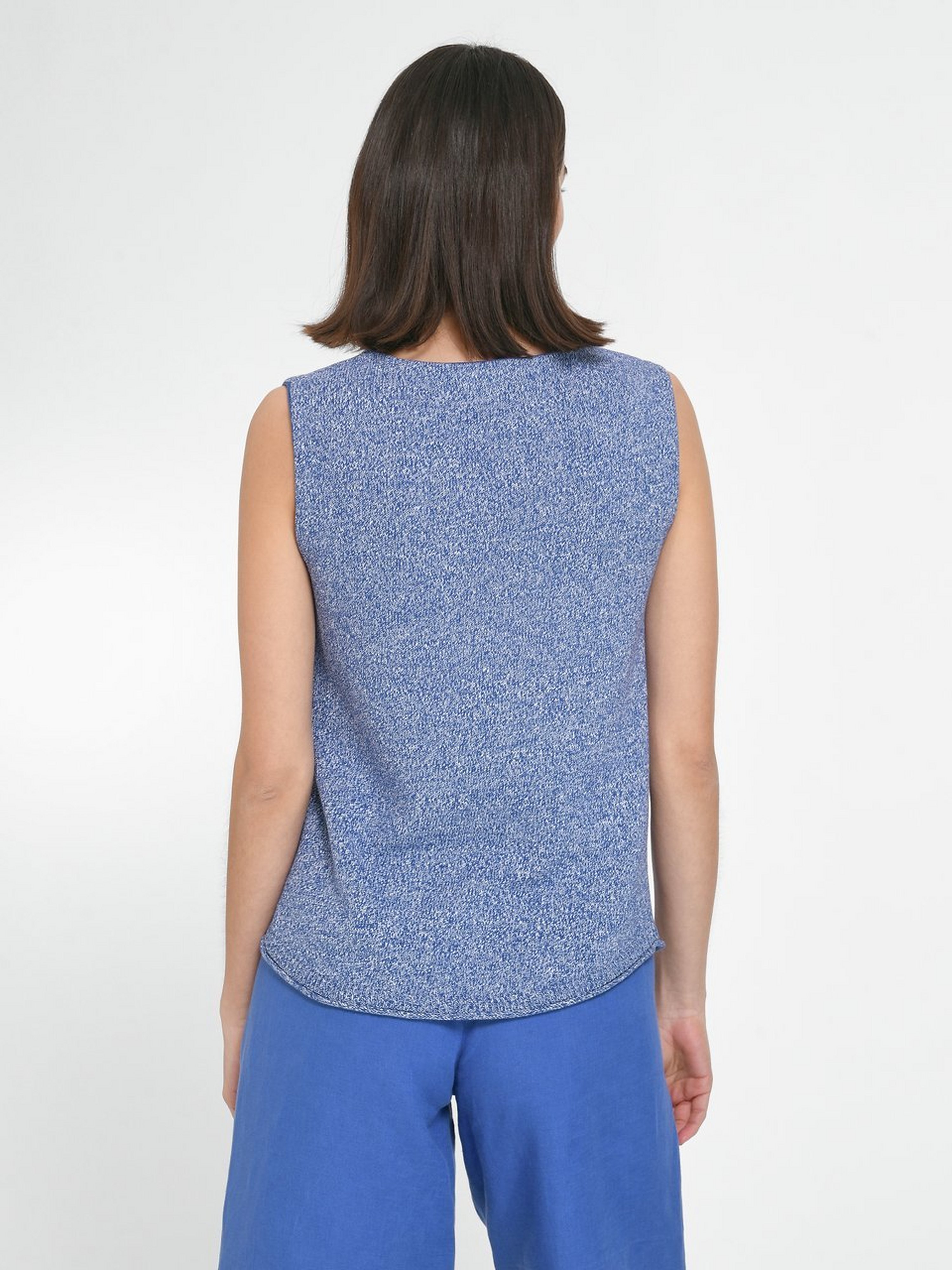 Ärmelloser Pullover