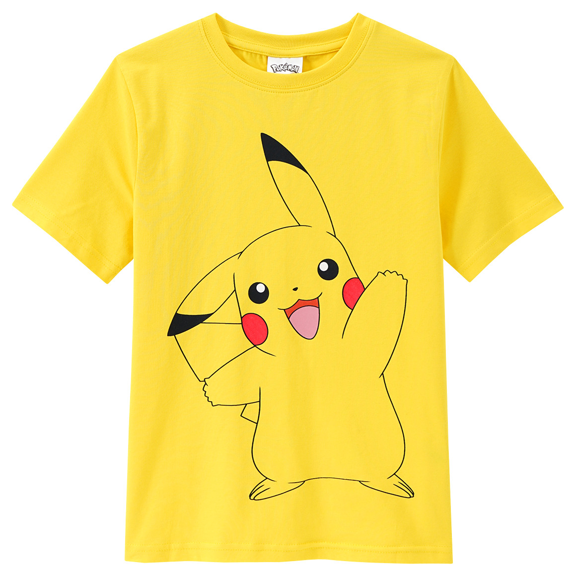 Topolino Pokémon T-Shirt mit Print gelb