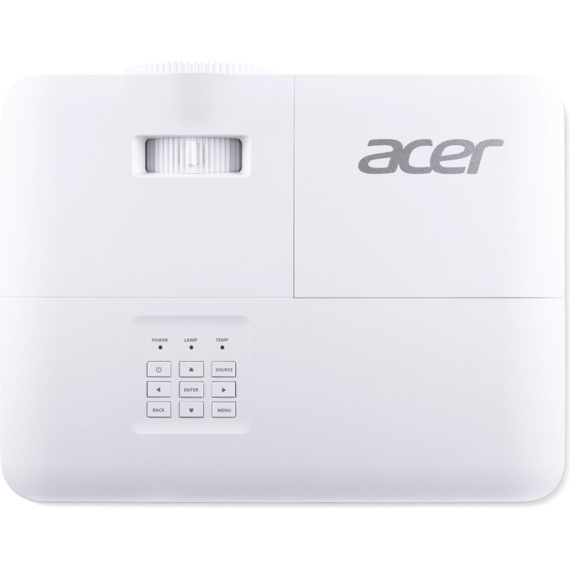 Acer P1258i Projecteur à focale standard 4800 ANSI lumens DLP XGA (1024x768) Compatibilité 3D Blanc
