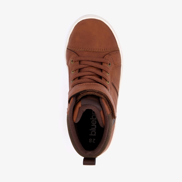 Blue Box hoge jongens sneakers bruin