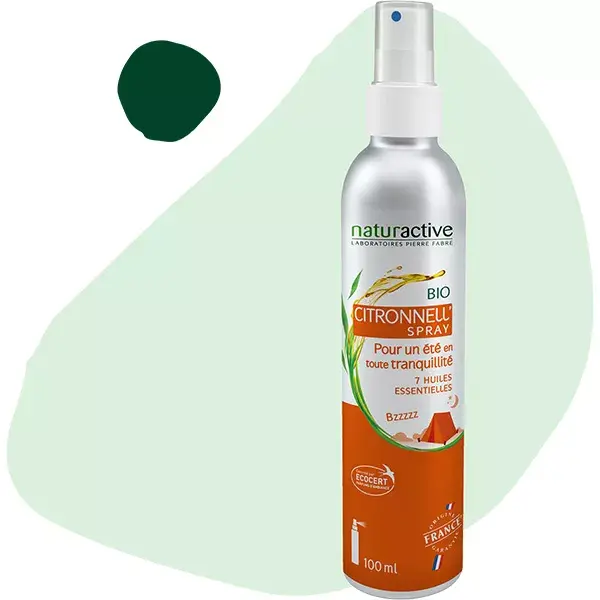 Spray Orgânico de Citronelol Naturaactive 100ml