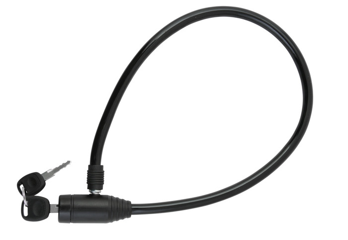 Cykellås wire Ø8 mm x 650 mm - Bikezone