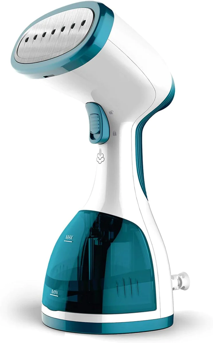 Défroisseur Vapeur de 260 ml 1000W bleu blanc Vendos85