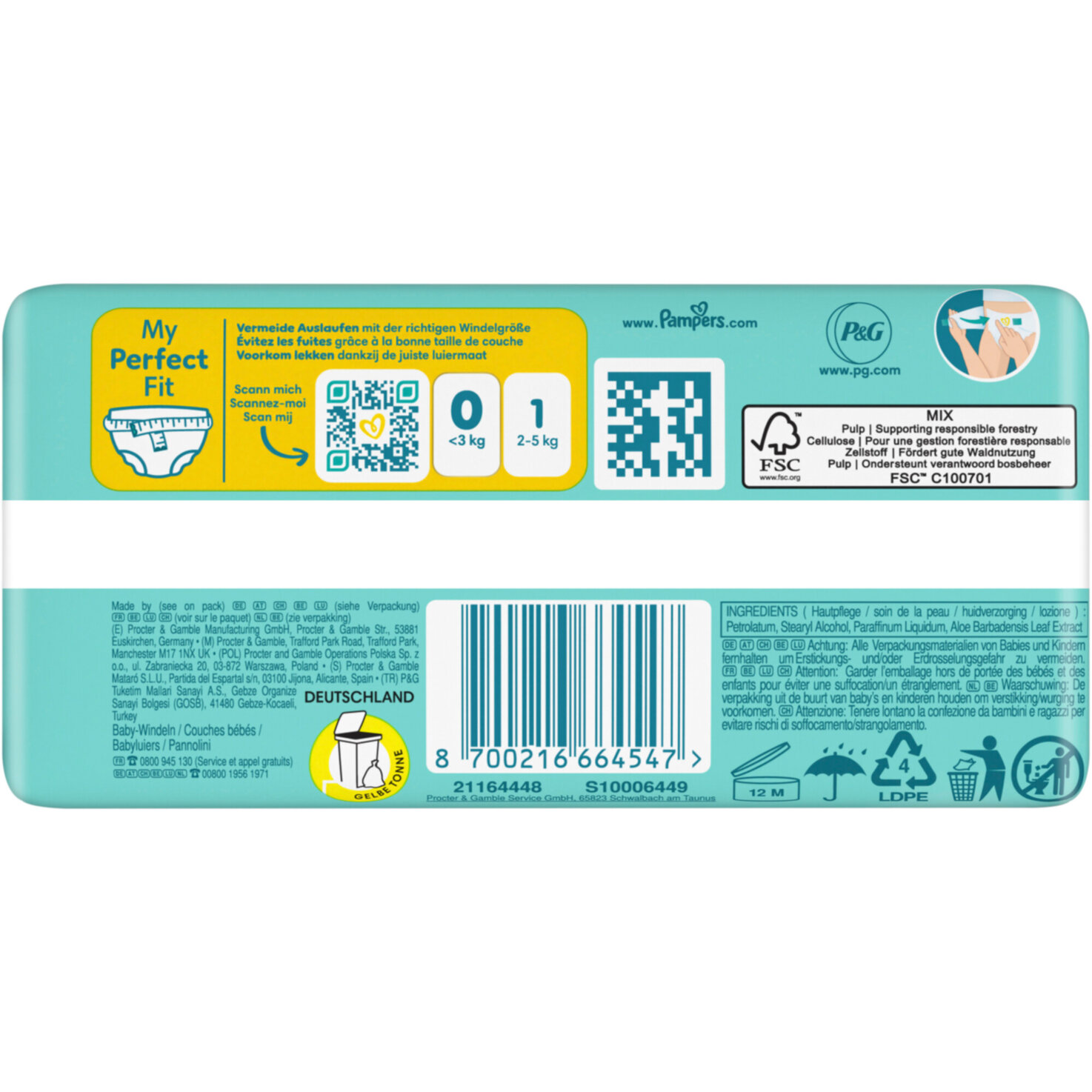 Pampers Premium Protection Gr.0 Micro
