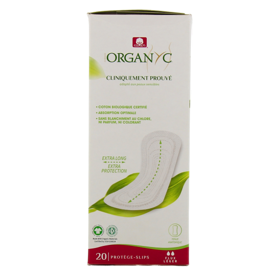 Protège-slips en coton Bio Organyc