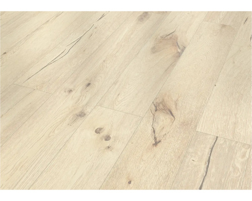 GREEN VINYL vinylvloer, crème eiken landelijke plank, klikverbinding, 1290 x 173 x 4,0 mm