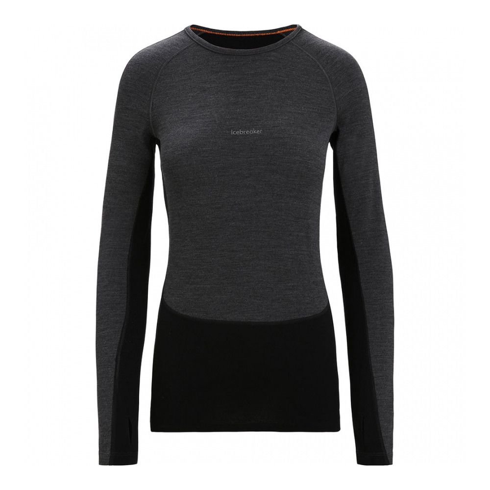 Icebreaker ZONEKNIT 260 - Sous-couche Femme jet hthr/blk/metro h/cb