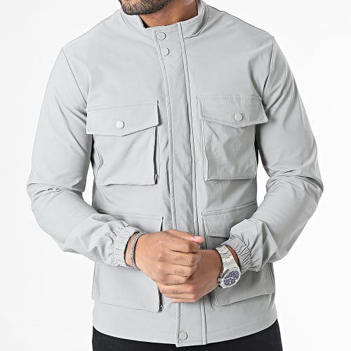 Veste Zippée Gris