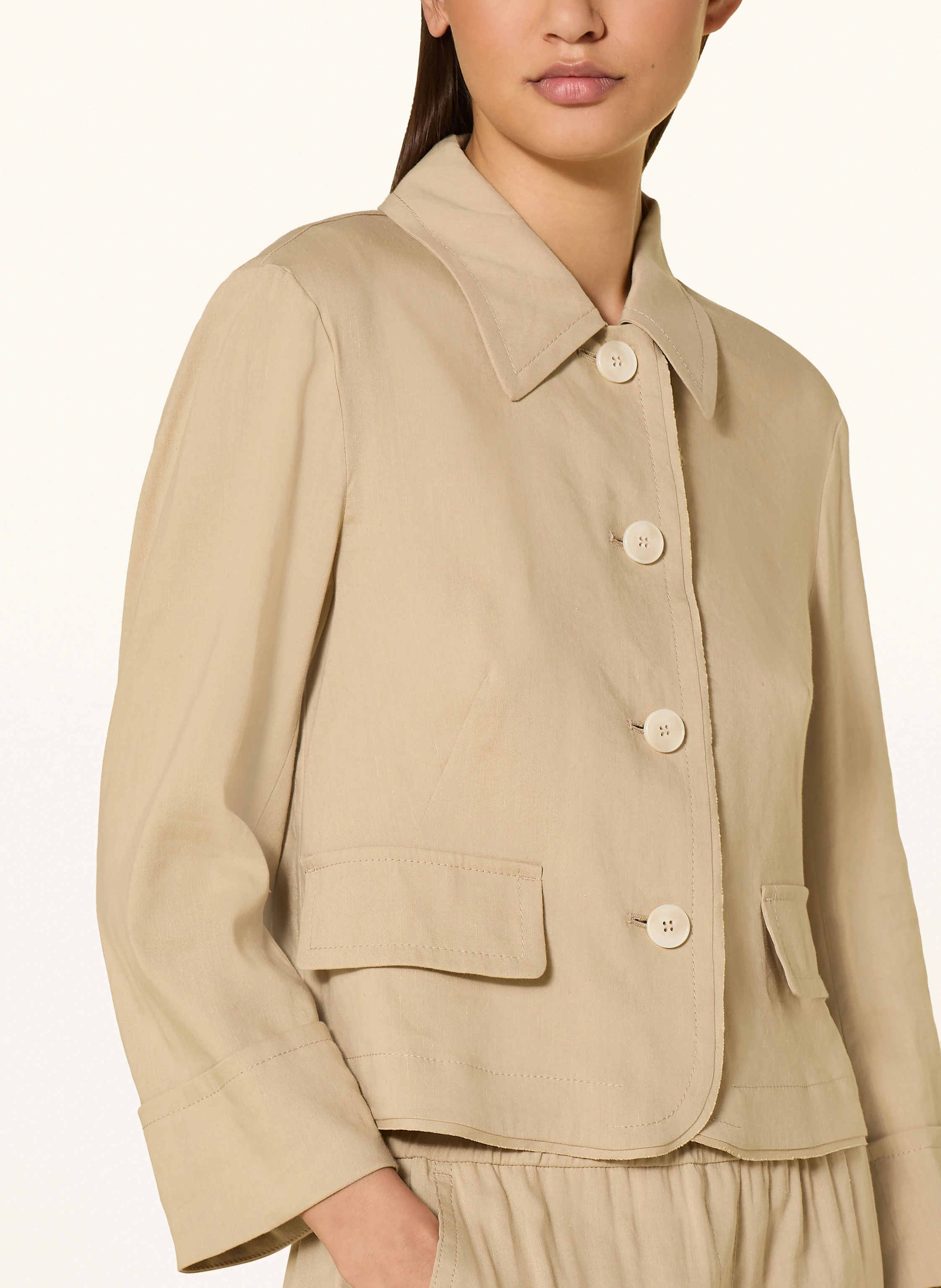MARC CAIN Kastenjacke mit Leinen