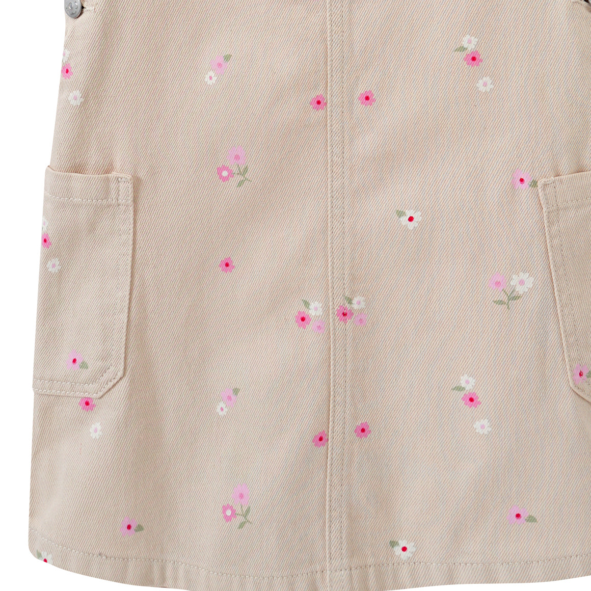 Topolino Mädchen Latzkleid und T-Shirt im Set beige / rosa