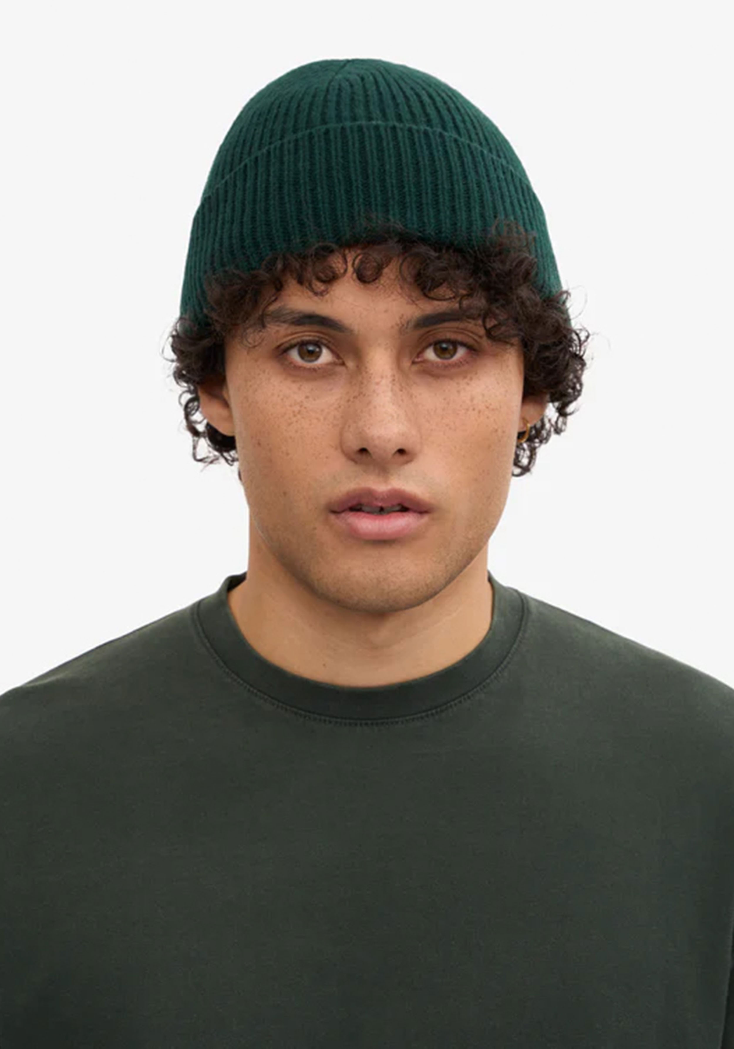 Colorful Standard Beanie Emerald Green