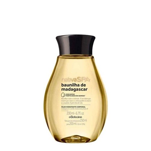 O Boticário Nativa SPA Óleo Hidratante Baunilha de Madagáscar 200ml