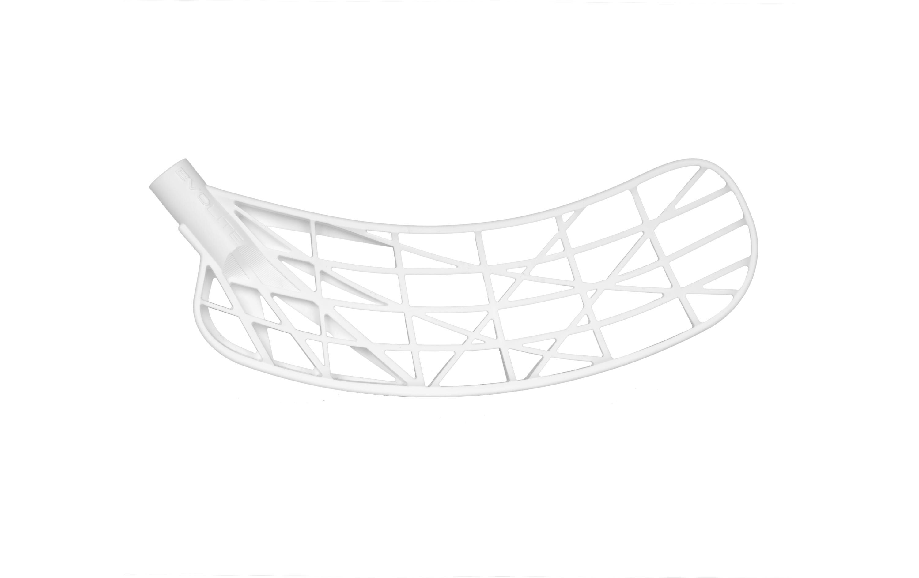 Unihockeyschaufel Evolite hard PE Links WeissUnihockey-Schaufel