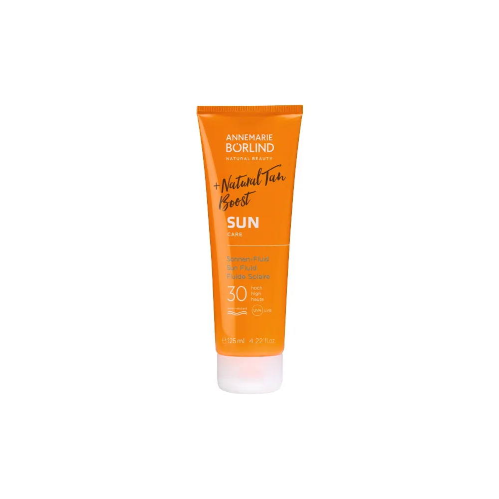 AnneMarie Börlind Natural Tan Boost Sun Fluid SPF30 - 125 ml.