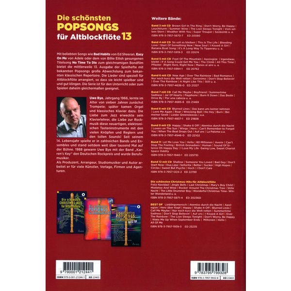 Schott Die Schönsten Popsongs 13