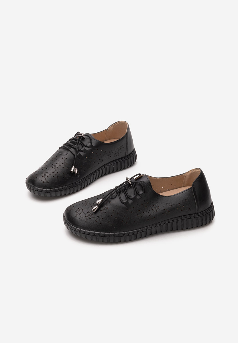 Chaussures casual femme noirs Emaly