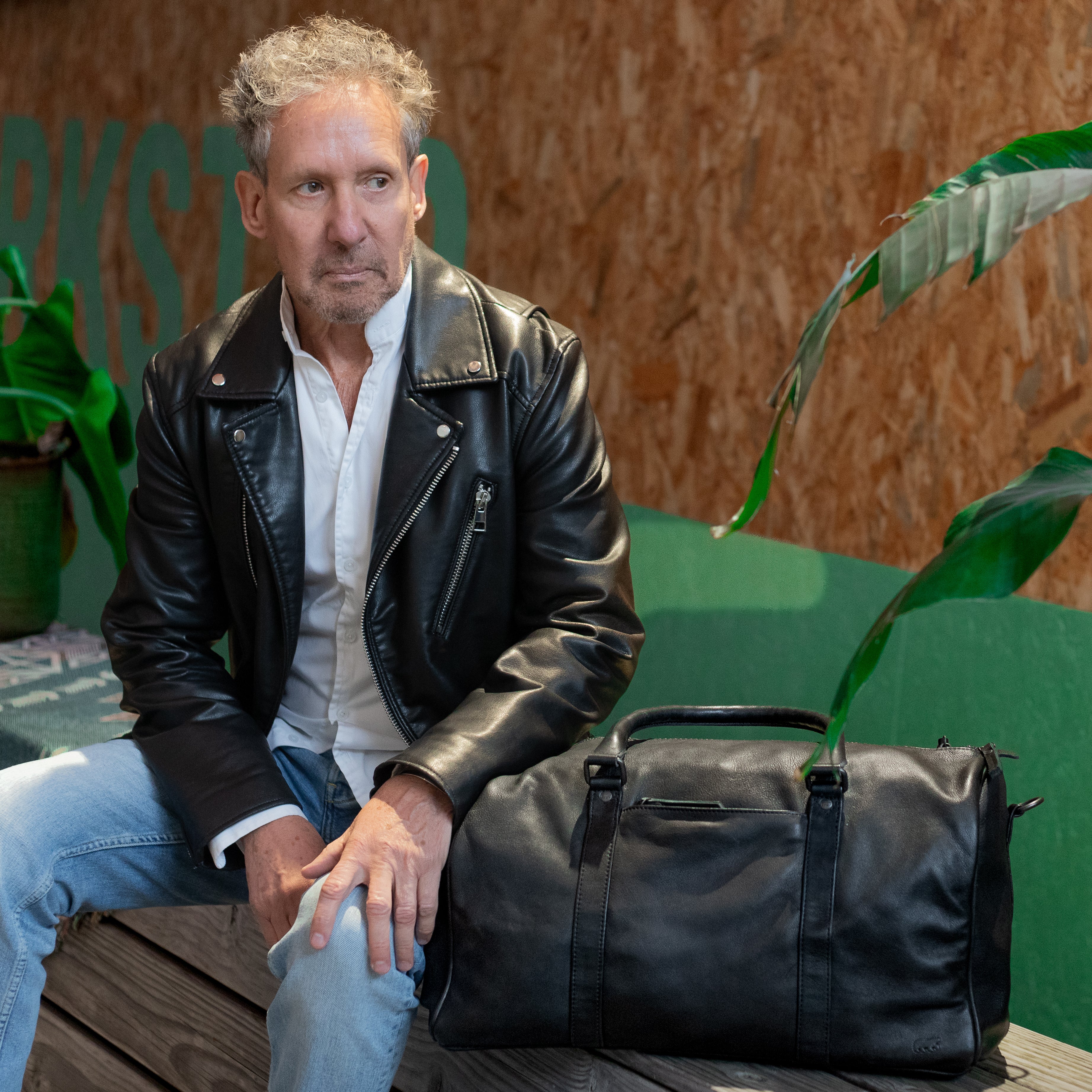 Weekendtas 'Daniël' M zwart - CP 2293 BLACK