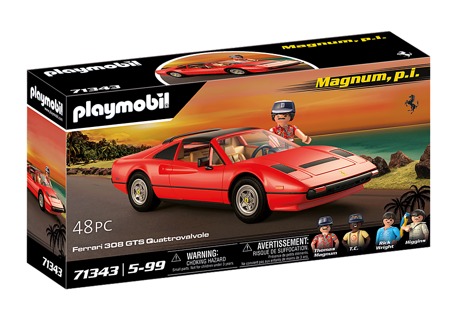 Playmobil - Magnum, p.i. Ferrari 308 GTS Quattrovalvole