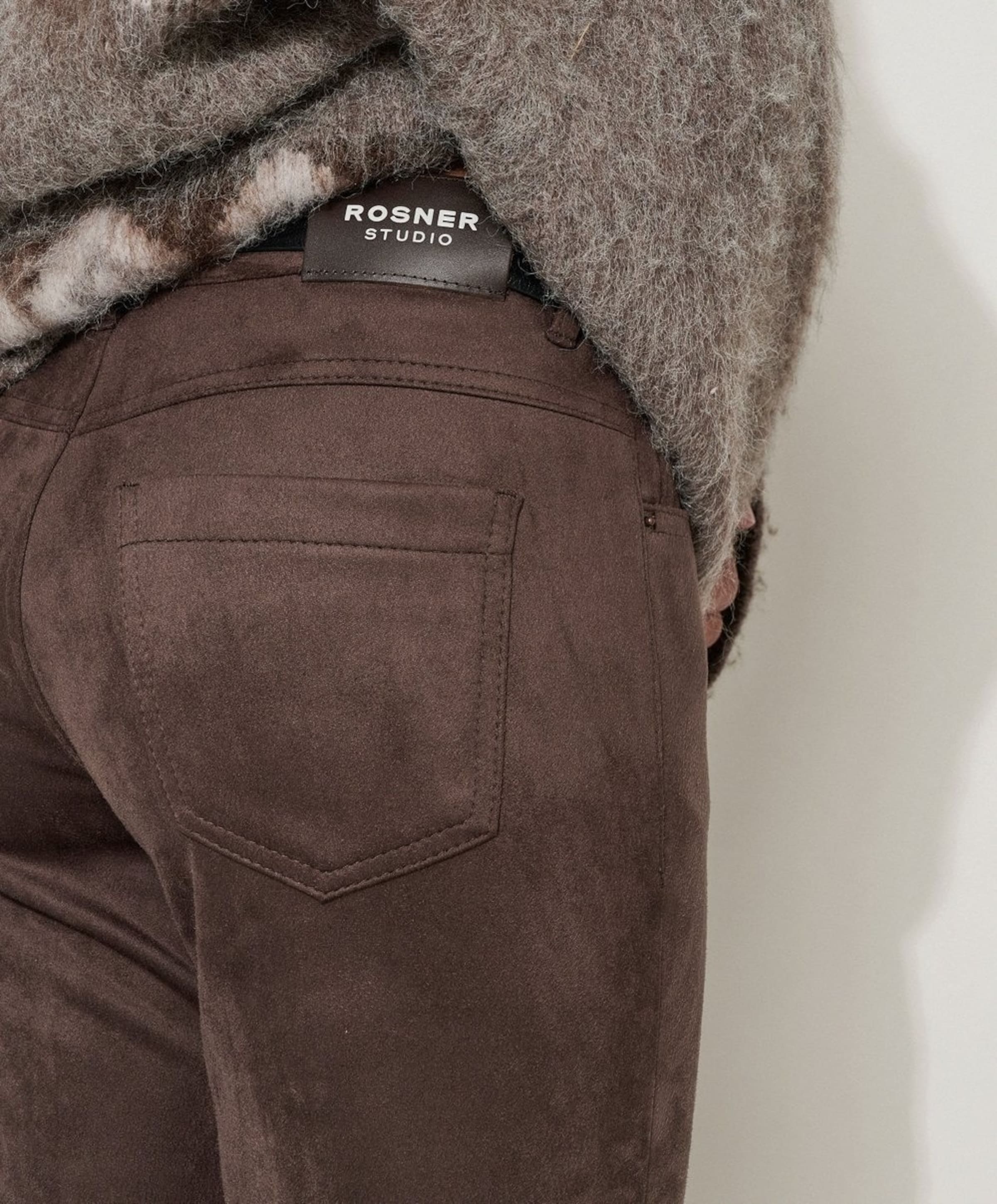 Rosner Antonia Bootcut dames broek bruin