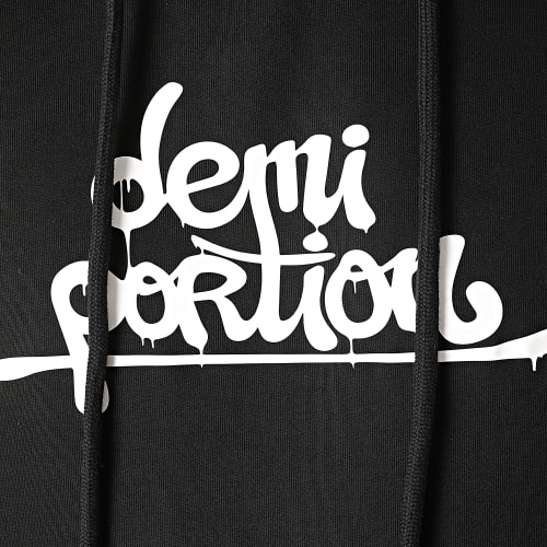 Sweat Capuche Logo Noir
