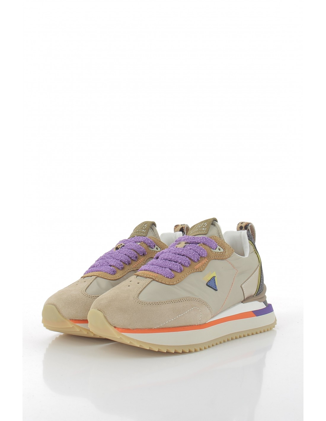 0-105 Baskets de ville femme lenox terra multicolor
